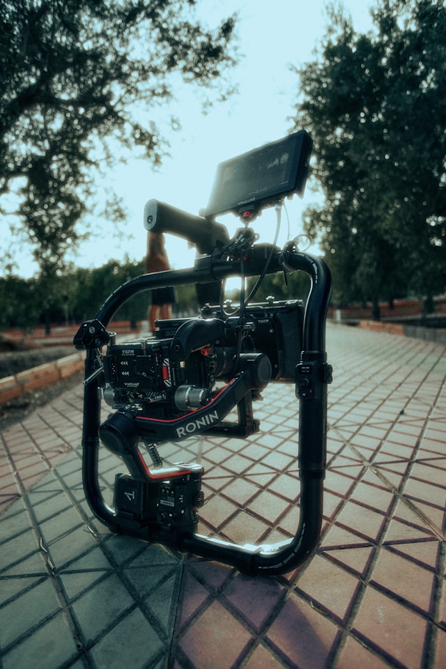 Equipo de filmación en locación